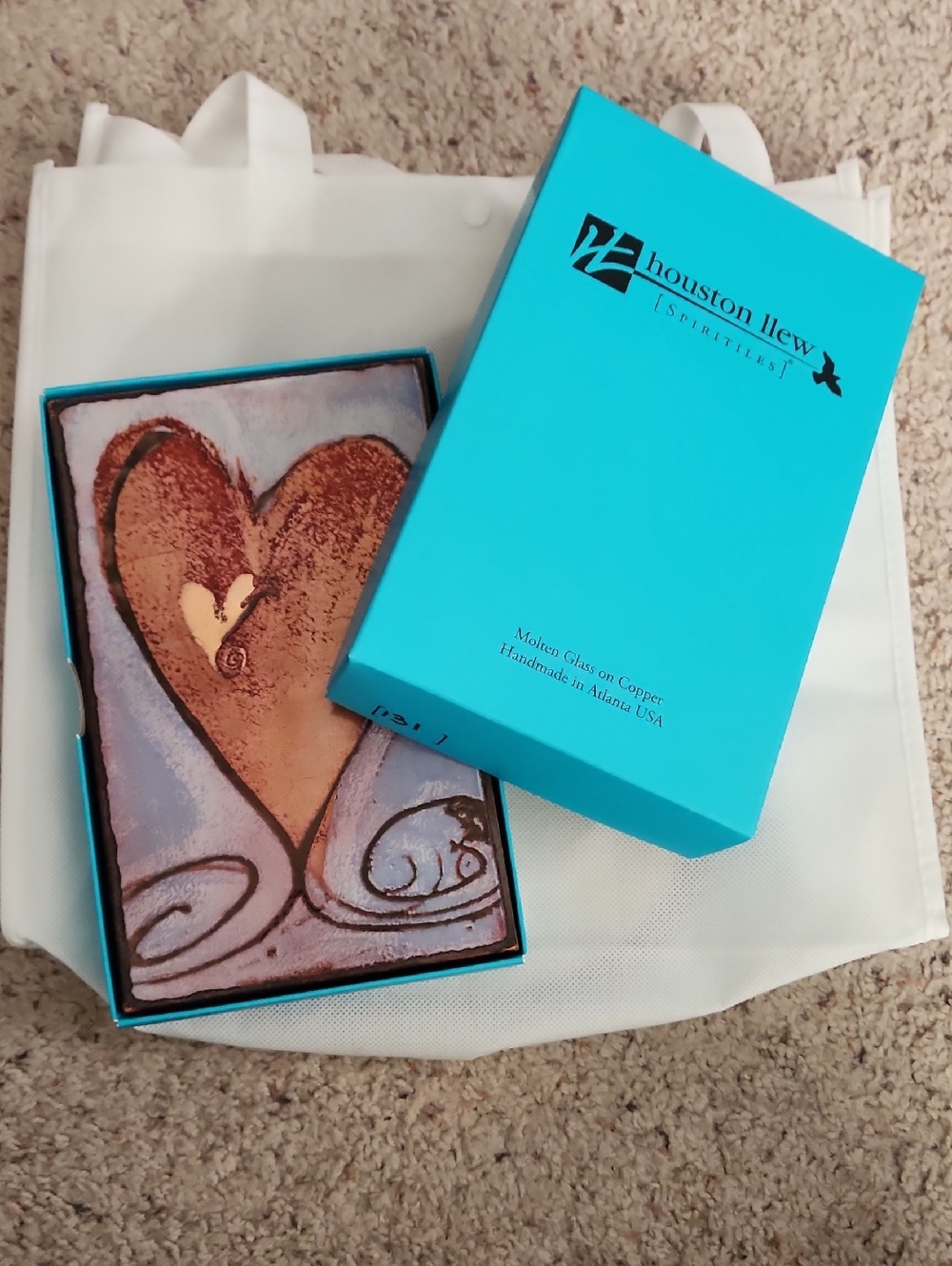 Houston Hew Spiritiles No. 131 Turner Heart II New In Box - Picture 2 of 7